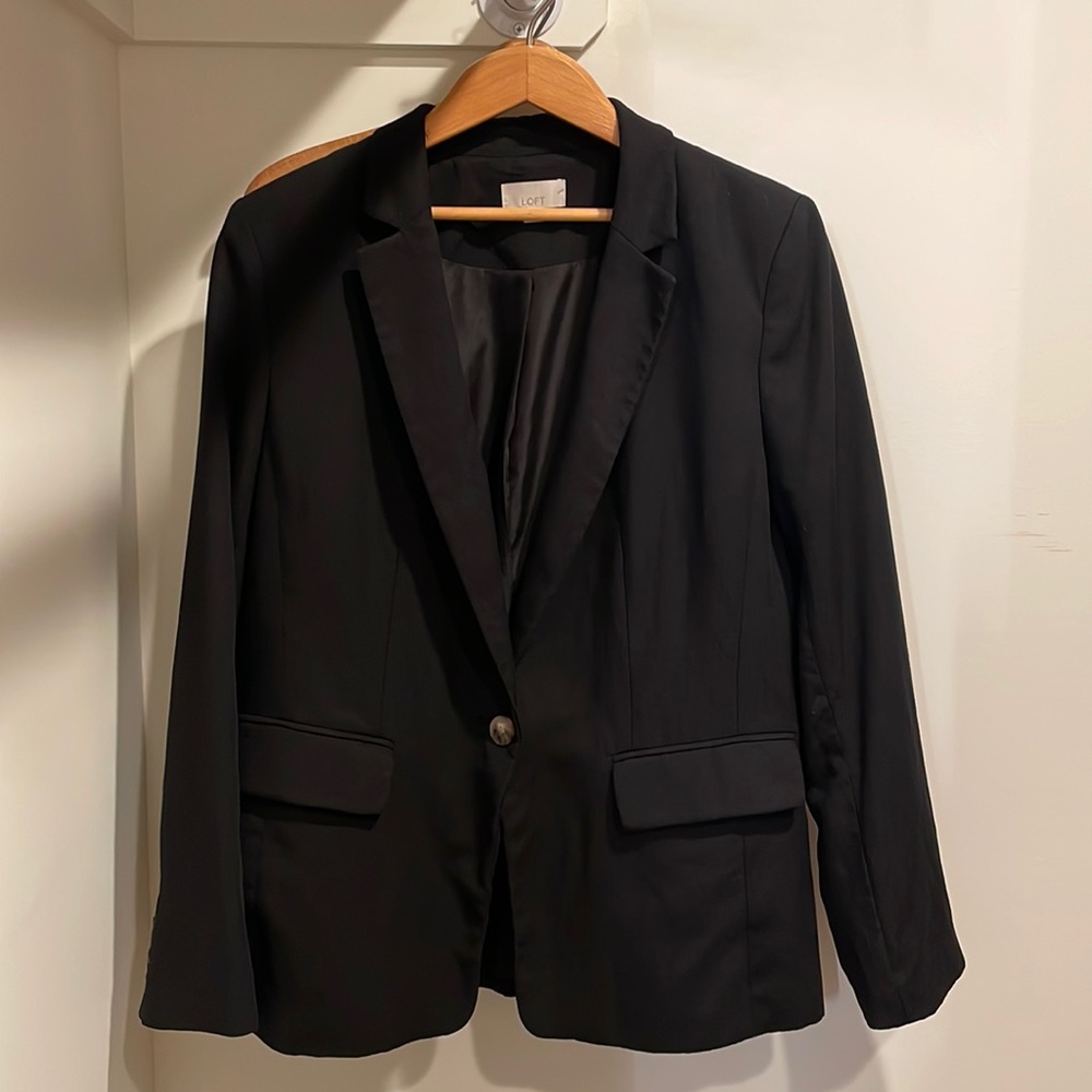 Loft Black Blazer